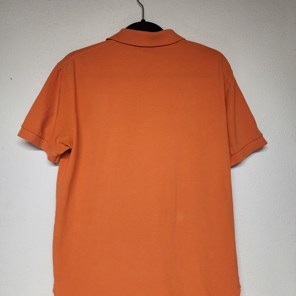 Vintage Polo by Ralph Lauren Men's Orange Polo Shirt - Picture 2 of 8